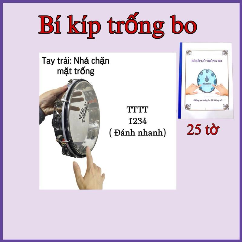 ( Bí kíp) gõ bo căn bản cho người chưa biết gì - Kèm nhiều bài thực hành - Bí kíp trống gõ bo chi tiết dễ học