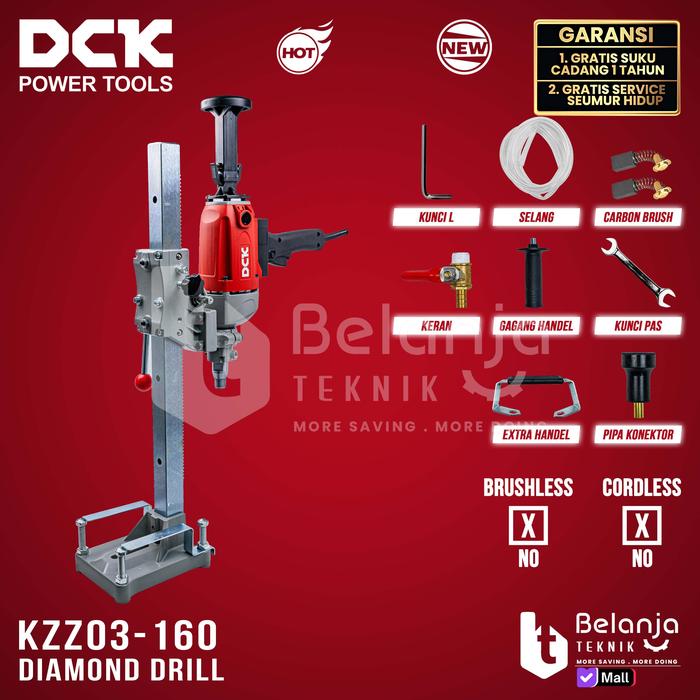 Gambar Mesin Bor Lantai DCK KZZ03-160 Bor Coring 160MM Drill Core Machine Diamond Drill With Water Source 1800 Watt dari Belanja Teknik Kota Bogor Tokopedia