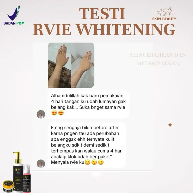 Bundling Bodycare Rvie Whitening Pencerah 7