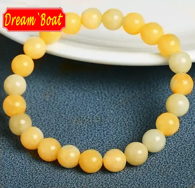 Yellow Jade Bracelet,Gemstone Bracelet,Feng Shui Bracelet,Natural Stone Bracelet,Bracelet Crystal,Crystal Bracelet For Women Men,Healing Crystals Bracelets,Crystal Bracelet Chakra