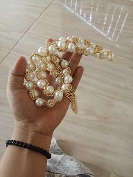 Product Review of Belt Rantai Mutiara Gold Gesper Fashion Wanita Silver Ikat Pinggang Gamis Rantai Model Kait from 🎗**R Q**️ 0