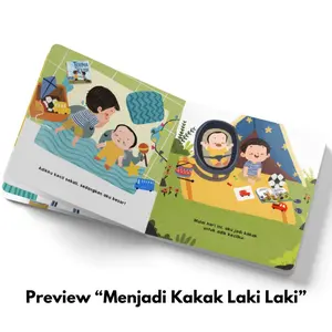 TENTANG ANAK Boardbook Buku Cerita Anak Board Book Seri Sikap Baik Sehari Bersamaku Maaf Terima Kasih Berbagi Tolong / BANDUNG