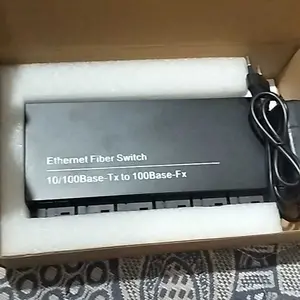 Media Converter Fiber Optics Ethernet Media Konverter 6F2E 100Mbps 6 port sc Fiber 2 port RJ45 100Mbps