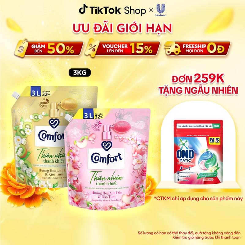 Nước Giặt Comfort Thiên Nhiên Thanh Khiết 3KG [1]