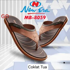 sogo NEW ERA MB 8059 & MB 80572 Sandal Japit Karet Sandal Japit Pria Dewasa Kekinian Sandal Pria Casual Sandal Slide 39-44