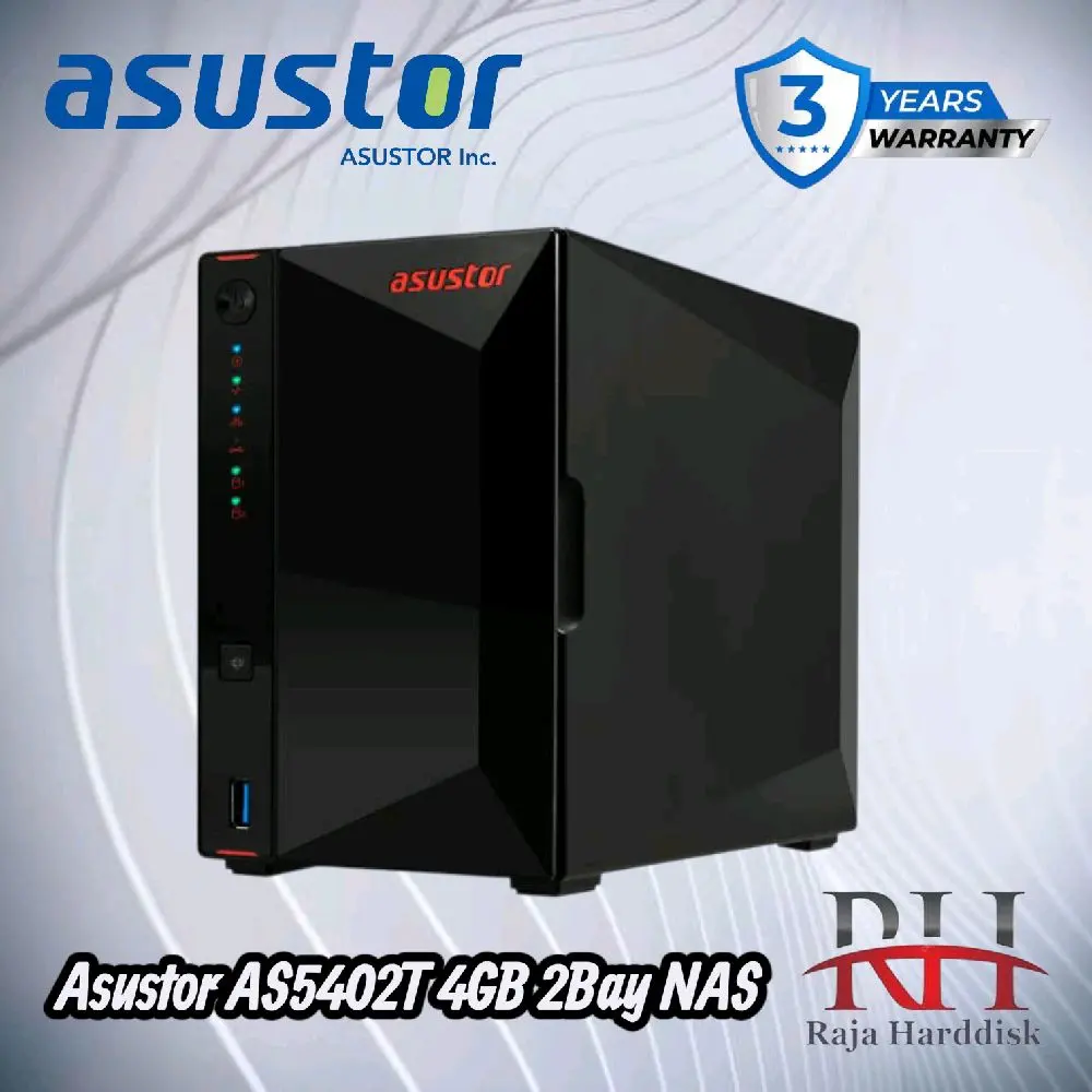 ASUSTOR NAS AS5402T 4GB Asustor 2 Bay AS 5402T
