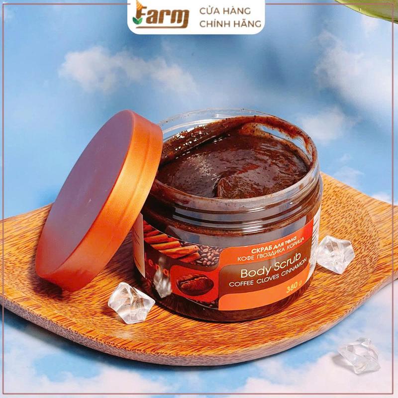 Tẩy Tế Bào Chết Body Cafe Quế Hồi 380g - FARM