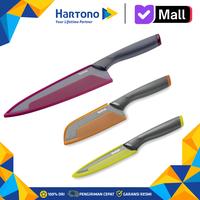 Gambar Tefal Fresh Kitchen Pisau Dapur Professional Stainless Steel Set 3Pcs Santoku Chef Utility Knife K122S324 dari MyHartono Kota Administrasi Jakarta Selatan 1 Tokopedia