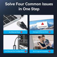 Gambar Vention 2in1 USB-C USB-A to 2.5G Ethernet Adapter LAN RJ45 OTG NAS PC Laptop  CFU dari Vention Authorized Medan Kota Medan 2 Tokopedia