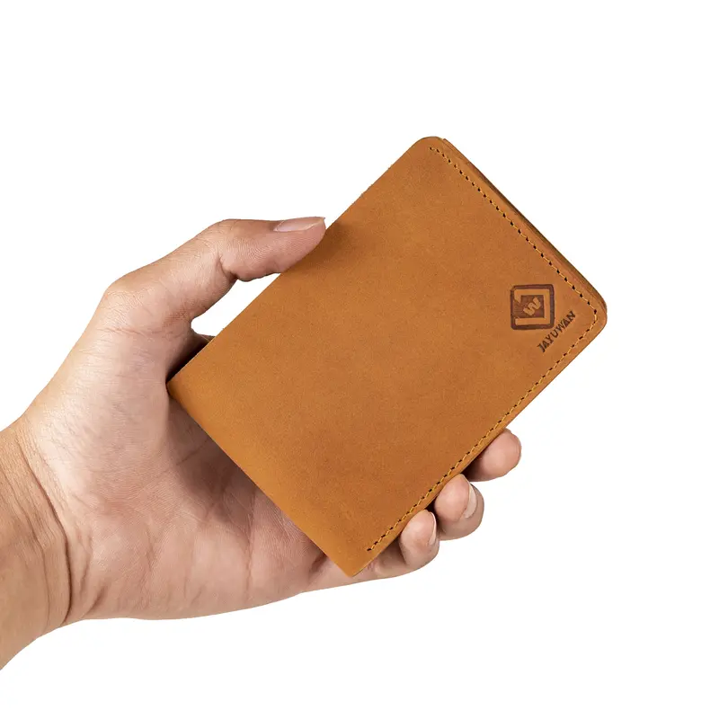 Dompet Pria DCJ New V2 Bahan Kulit Sapi Asli Desain Klasik Minimalis - Jayuwan Kreatif - Kartu, Hitam 2