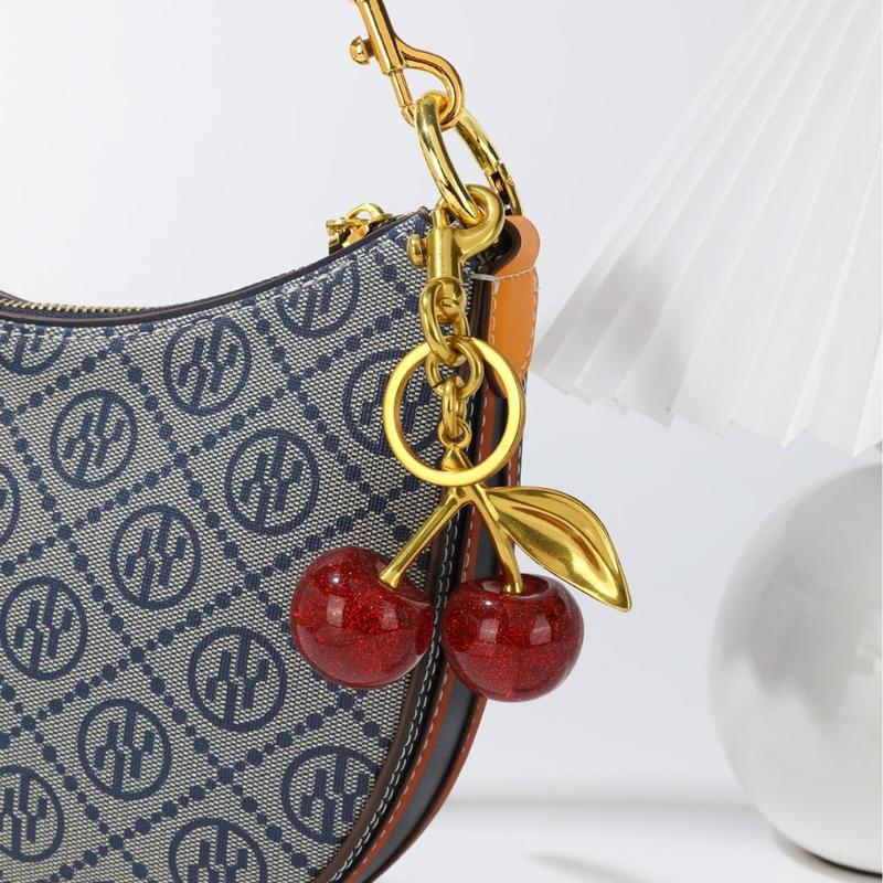 gantungan kunci tas Cherry Bag Charm cherry keychain gantungan kunci gantungan tas cherry  bag Resin 8