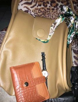 Product Review of Set Hemat Totebag Florida + Dompet Genie + Jam Tangan Small Wanita - Selempang from a**a 0