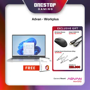 Laptop Advan Workplus AMD RYZEN 5 / RYZEN 7 16GB 512GB 14'' FHD IPS Win11