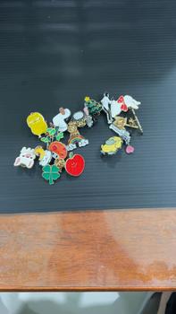 Product Review of A Large Pack Of Cute Cartoon Brooches, Suitable For Children And Students, Fashionable And Personalized Alloy Badges, Bag And Clothing Pins from M**i 0
