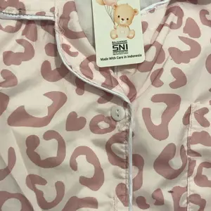 Baju Anak Perempuan -  Neona Setelan Piyama Anak Unisex Motif Lucu Kekinian / Fashion Oneset Baju Tidur Anak Cewek Cowok Lengan Pendek Celana Pendek Terlaris