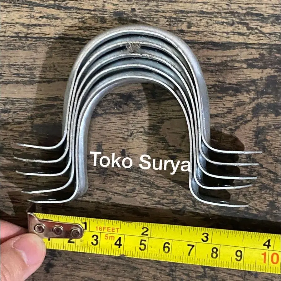 Klem pipa 2" klem plat 2" klem omega 2" klem pipa seng klem besi 2" klem pipa besi 2 inch klem besi 2 inch