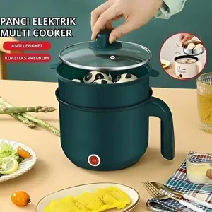 Panci Multifungsi Non-Stick Electric panci Memasak Steamboat Pot Periuk Nasi/Periuk SteamboatKompor listrik multifungsi stainless steel [BISA COD]