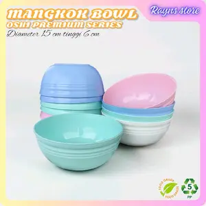 Mangkok Plastik Oshi Premium Series 6/12pcs Set - Perlengkapan Dapur BPA Free Serbaguna Kitchenware Foodgrade Tebal Aman alat makan,mangkuk ramen ulir,mangkok 6 pcs