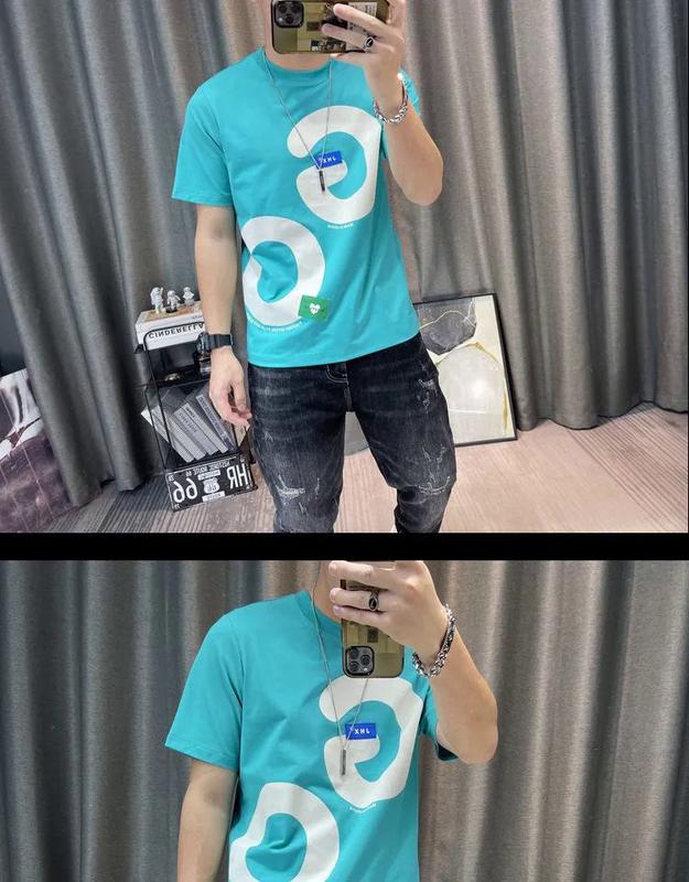 Product Introduction of Kemeja T Kapas, Untuk Lelaki, Cetakan Berkualiti Tinggi, Leher Kru, Kemeja-T Lengan Pendek, Atasan Fesyen Baharu, Pakaian Lelaki, S-5XL, T519 26