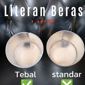 Literan beras,takaran beras bahan tebal ukuran 1 Liter Kitchenware
