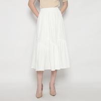Gambar MINEOLA Ivory Breeze Cotton Midi Skirt (Rok Wanita Katun Midi Putih) - White / Putih dari MINEOLA FASHION OFFICIAL SHOP Kota Administrasi Jakarta Selatan 1 Tokopedia