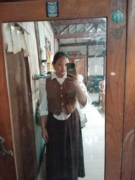 Product Review of One Set Outfit Vintage (Kemeja Polos, Vest, Rok) Setelan OOTD Yearbook Murah Terbaru - GGO24 from ** 1