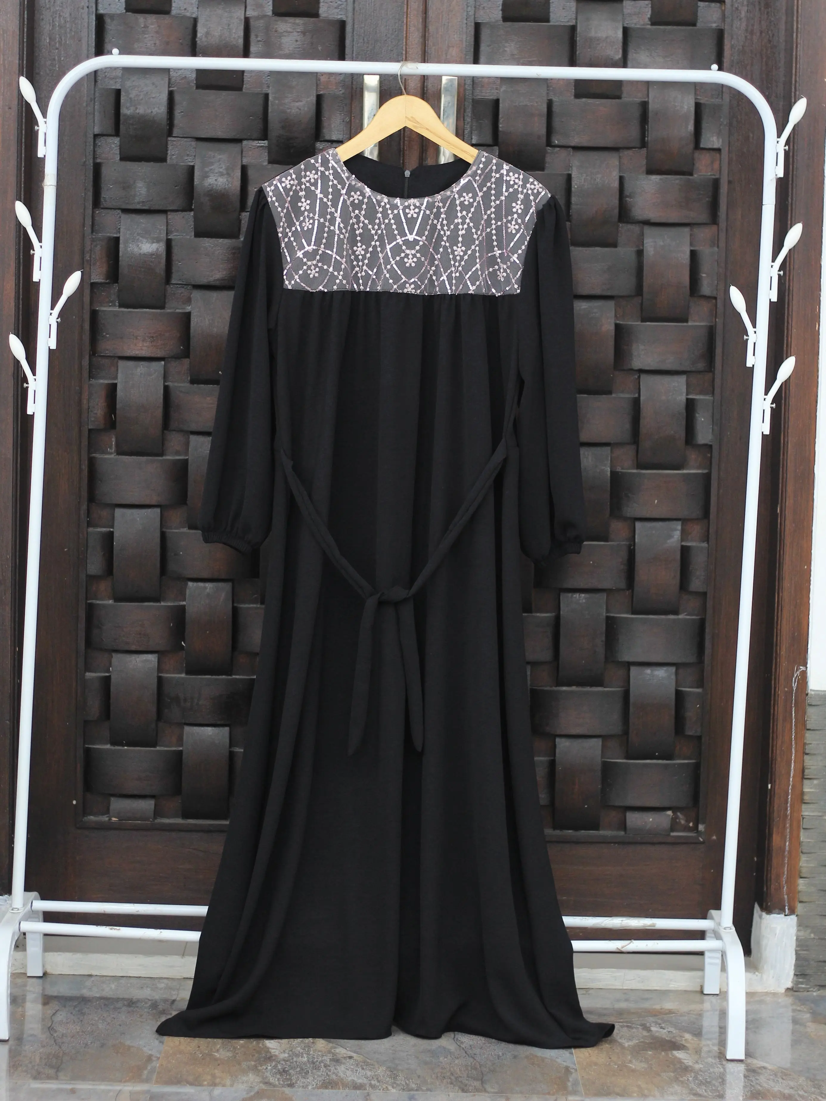 Nara dress lebaran terbaru bahan crinkle airflow premium trend