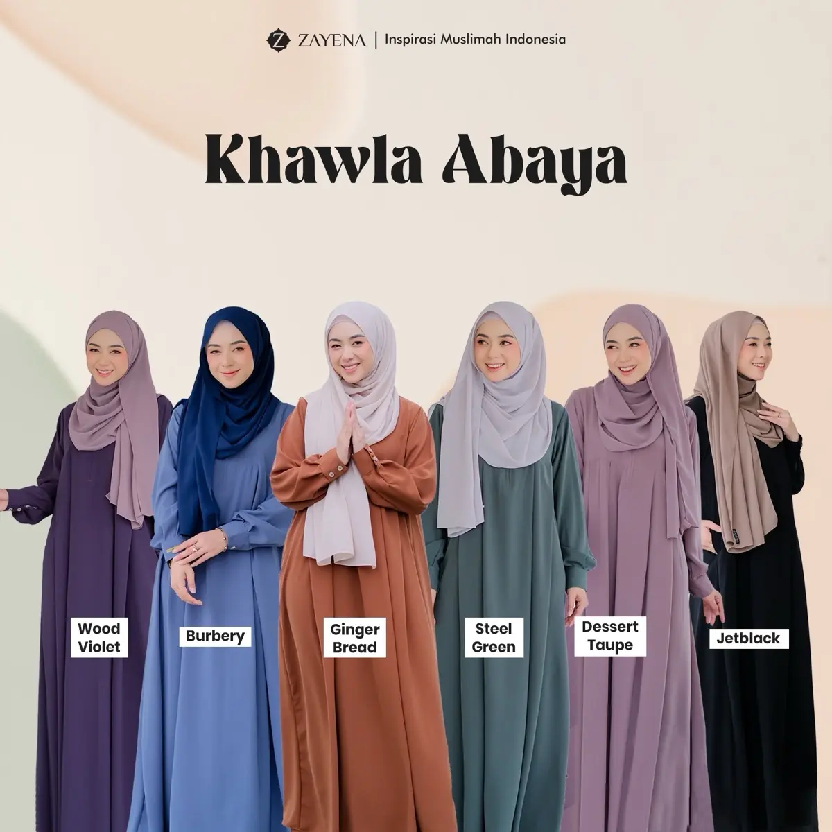 Khawla Abaya - Abaya Umroh | Abaya Daily | Gamis basic