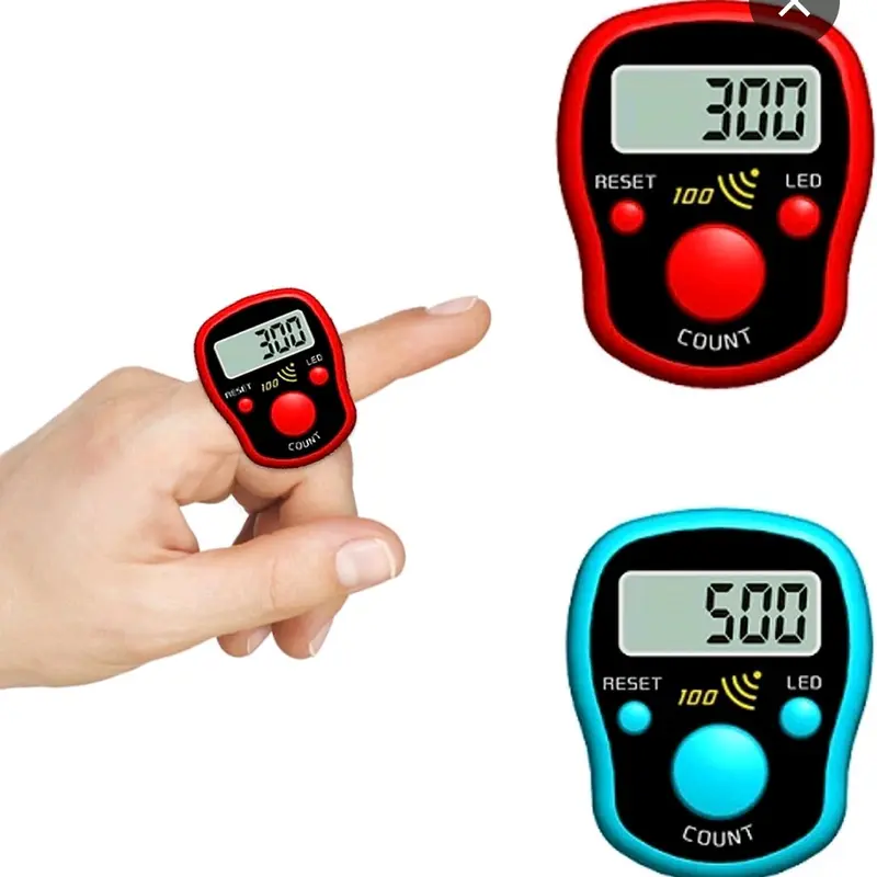 DIGITAL TASBIH WITH LED DISPLAY BEEP SOUND / FINGER COUNTER tasbih ...