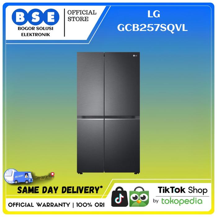 Gambar Kulkas Side By Side LG GCB257SQVL Side By Side 655L LG GC B257SQVL dari Bogor Solusi Elektronik Kab. Bogor Tokopedia