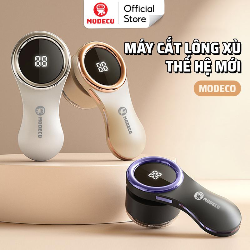 Máy Cắt Lông Xù Quần Áo Modeco - Mẫu Mới 2025 Nâng Cấp Dao Cắt 6 Lưỡi Cắt Nhanh Và Sạch Hơn - Tặng Kèm Lưỡi Dao