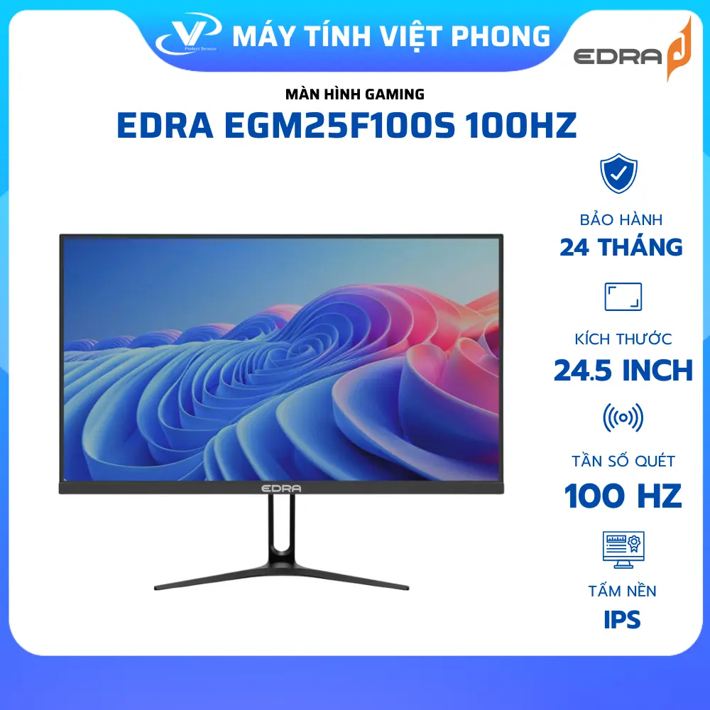 Màn hình Gaming EDRA EGM22F100H / EGM24F120S / EGM27F120S / EGM24F120PV (22/24/27 inch) FullHD/IPS/1ms 120Hz - Thiết kế tinh tế, hiệu suất cao | BigBuy360 - bigbuy360.vn Màn hình Gaming EDRA EGM22F100H / EGM24F120S / EGM27F120S / EGM24F120PV (22/24/27 inch) FullHD/IPS/1ms 120Hz - Thiết kế tinh tế, hiệu suất cao | BigBuy360 - bigbuy360.vn