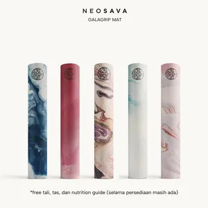 NEOSAVA Galagrip Matras Yoga Karet 5mm Anti Slip PU Natural Rubber Mat