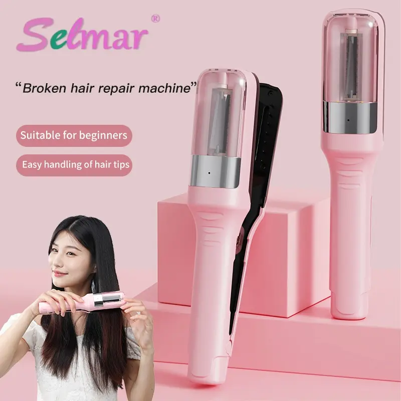 Automatic Electric Hair Clipper,2in 1 Hair Edge Control Multi-functionalRechargeable Hair Split End Clipper, DurableComfort Hair Trimmer
