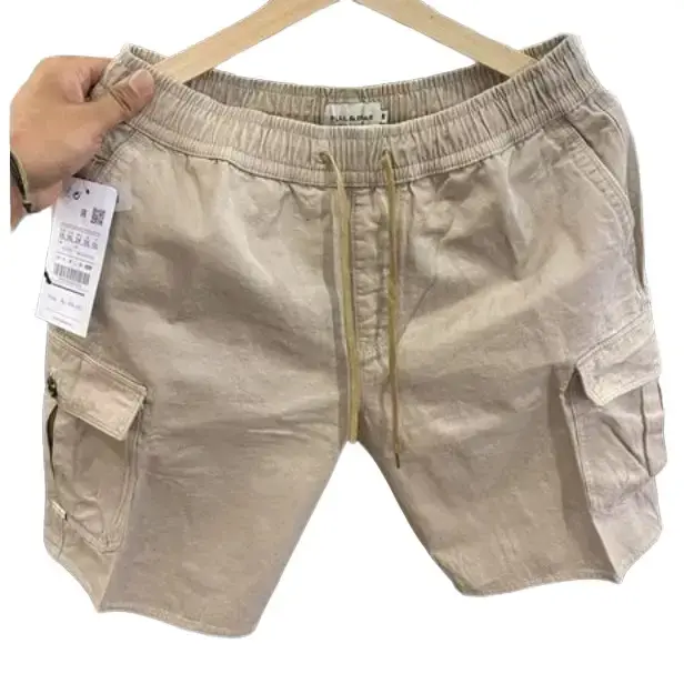 Celana Boardshort Cargo Pendek Pria Twill Cotton Premium Combed Fit