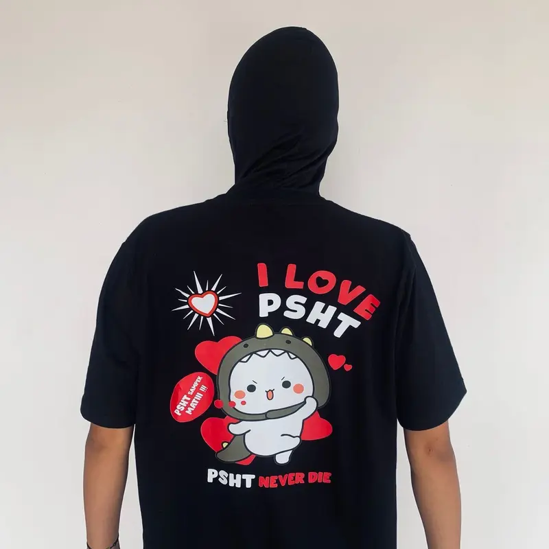 Kaos PSHT Terate I LOVE PSHT Never Die Desain Imut 0