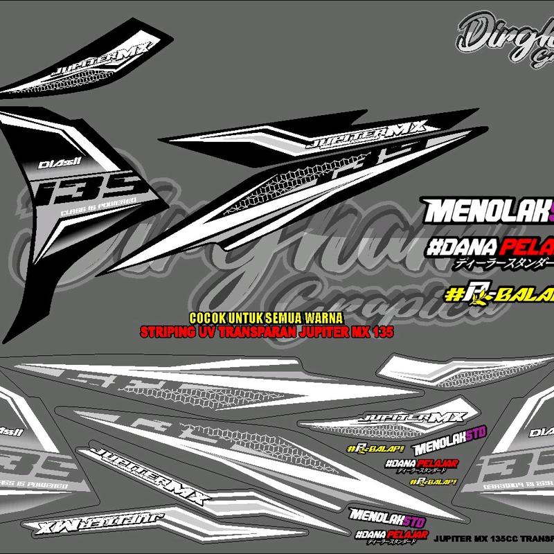 STRIPING UV JUPITER MX NEW 135 MOTIF Terbaru 5