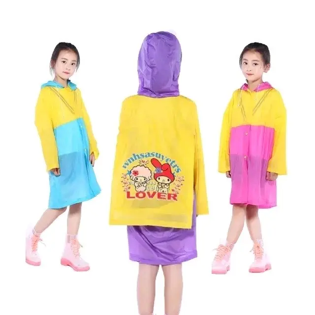 Jas Hujan Karakter Anak Berkualitas - Ukuran M, L, XL, dan XXL - Motif Random Ponco 6