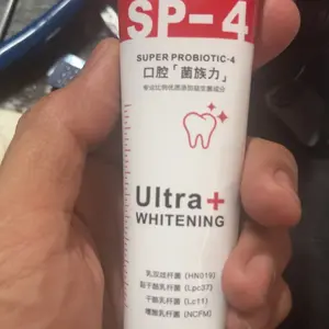 Whitening toothpaste Pasta Gigi Probiotik SP-4 Odol Pemutih Probiotik 120g Memutihkan Gigi Kuning Penghilang Karang Gigi Dan Pemutih Gigi Pembersih Gigi Berbusa Nafas Segar menyegarkan Menghilangkan plak dan gigi berlubang untuk pria dan wanita