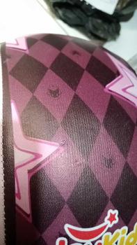 Product Review of Helm Anak Perempuan 2 sampai 7 Tahun Bogo Retro Junior Motif Kuromi Kaca Datar from z**9 2
