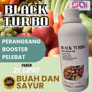 Pupuk Hayati Cair Serbaguna Untuk Semua Jenis Tanaman Buah dan Sayur Black Turbo