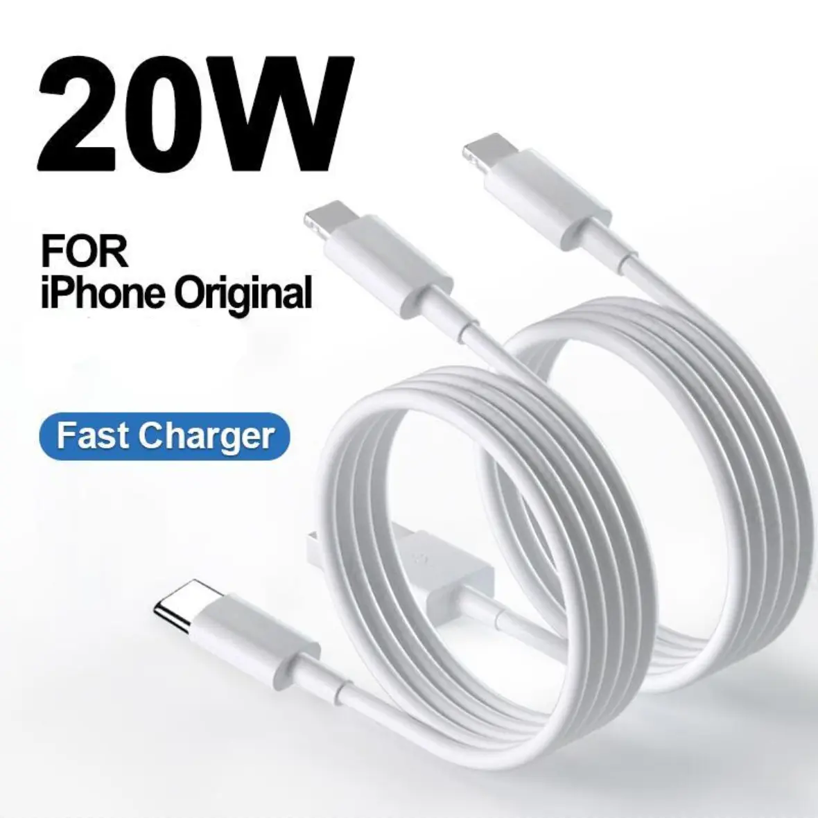 High Quality PD 20W Fast charger Cable For iphone 15 14 13 12 11 Pro Max X XS XR 8 7 6 6S Cell Phone Charger Charging Cable Accessories