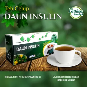 Teh celup Daun Insulin Herbal Pilihan Air Bag