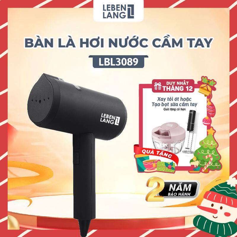  Bàn ủi hơi nước cầm tay LEBENLANG LBL3089 công suất 1200W-140ML bảo hành đổi mới 1-1 trong 2 năm Ủi Quần Áo Là Quần Áo 