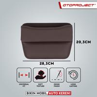 Gambar Otoproject - Car Seat Gap Filler Storage Midnight Black | Tempat Penyimpanan Samping Jok Mobil - MIDNIGHT BLACK  dari Otoproject Kab. Tangerang 4 Tokopedia