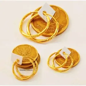 Anting Gipsi Model Spasi Terbaru Terbuat dari Bahan koin Logam Original 1991 Anti Karat Tidak Luntur