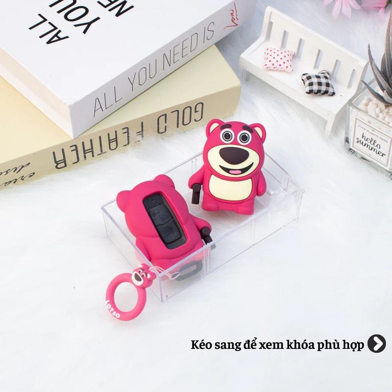 Bảo Vệ Chìa Khóa Smartkey Hình Lotso Cho Xe Honda Vision/Lead/Ablade/Sh Mode/SH Móc Khoá Nội Thất Chất Liệu Cao Su Tổng Hợp Kiểu Dáng Đáng Yêu Tiện Dụng