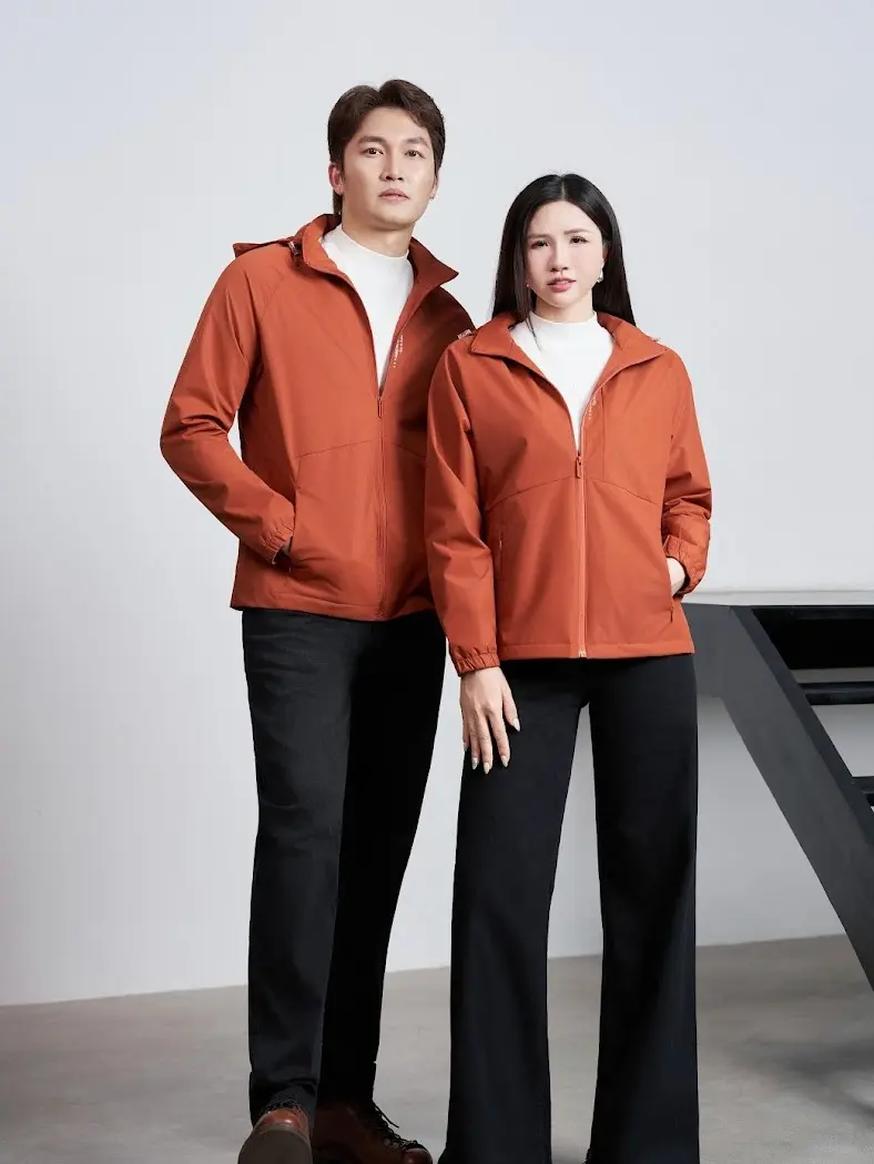 GUNO-Áo gió chống nước NAM NỮ GUNO 2 lớp lót nỉ có mũ SP5 | 25AG140/25AB185 | BigBuy360 - bigbuy360.vn