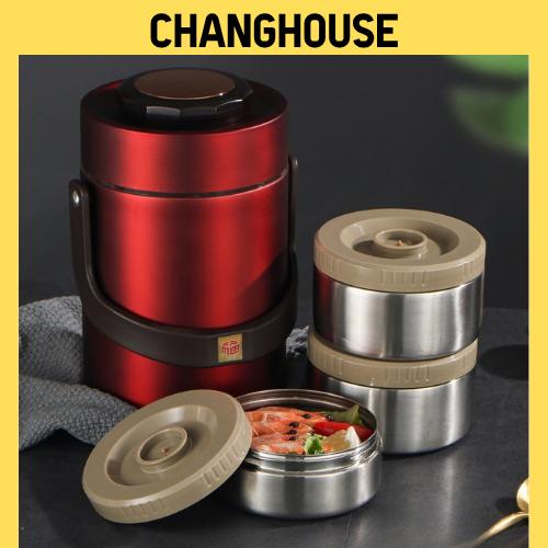 Hộp cơm giữ nhiệt có BÌNH Ủ INOX, giữ nhiệt đến 12h, công nghệ chống bỏng tay, chống tràn hiệu quả