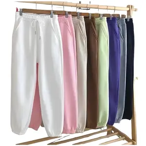 celana pink soft sweatpants jogger wanita viral murah Sport